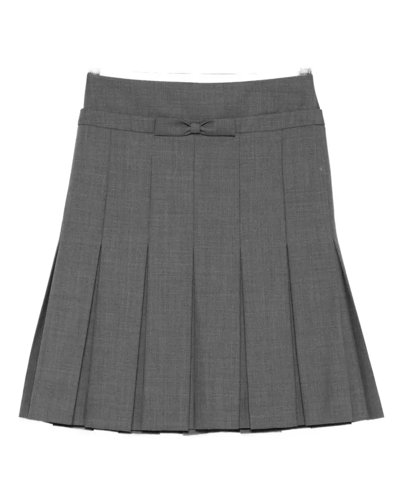 SHUSHU/TONG pleated skirt - Grau Grau