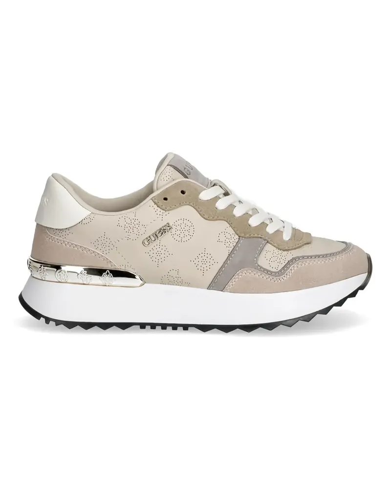 Guess perforated sneakers - Nude Nude