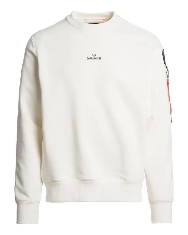 Parajumpers Sweatshirt mit Logo - Weiß Weiß