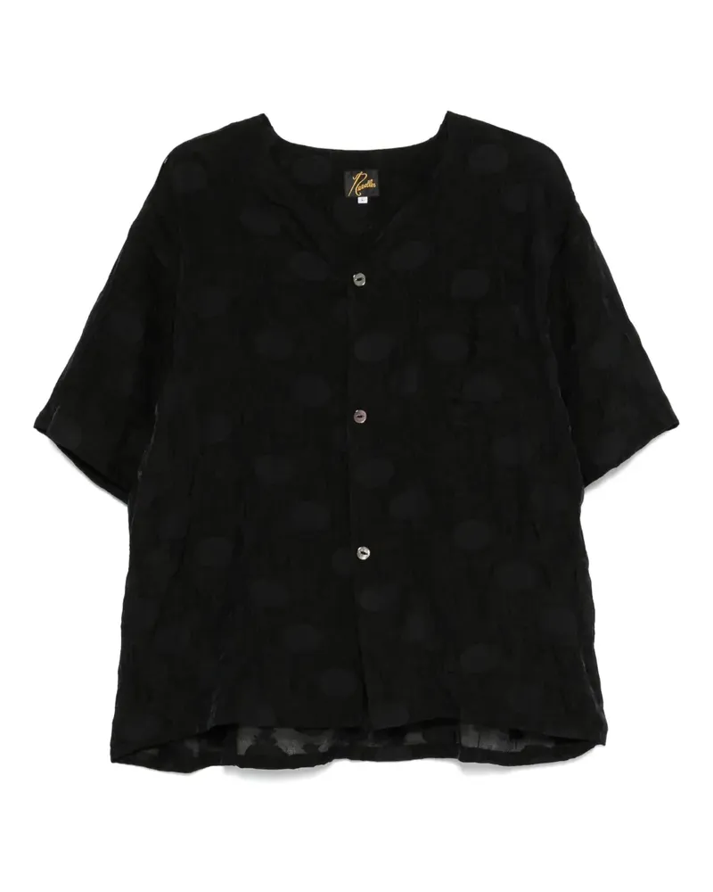 NEEDLES Hemd mit Polka Dots - Schwarz Schwarz