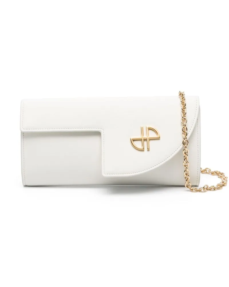 Patou JP Clutch mit Kettenriemen - Weiß Weiß