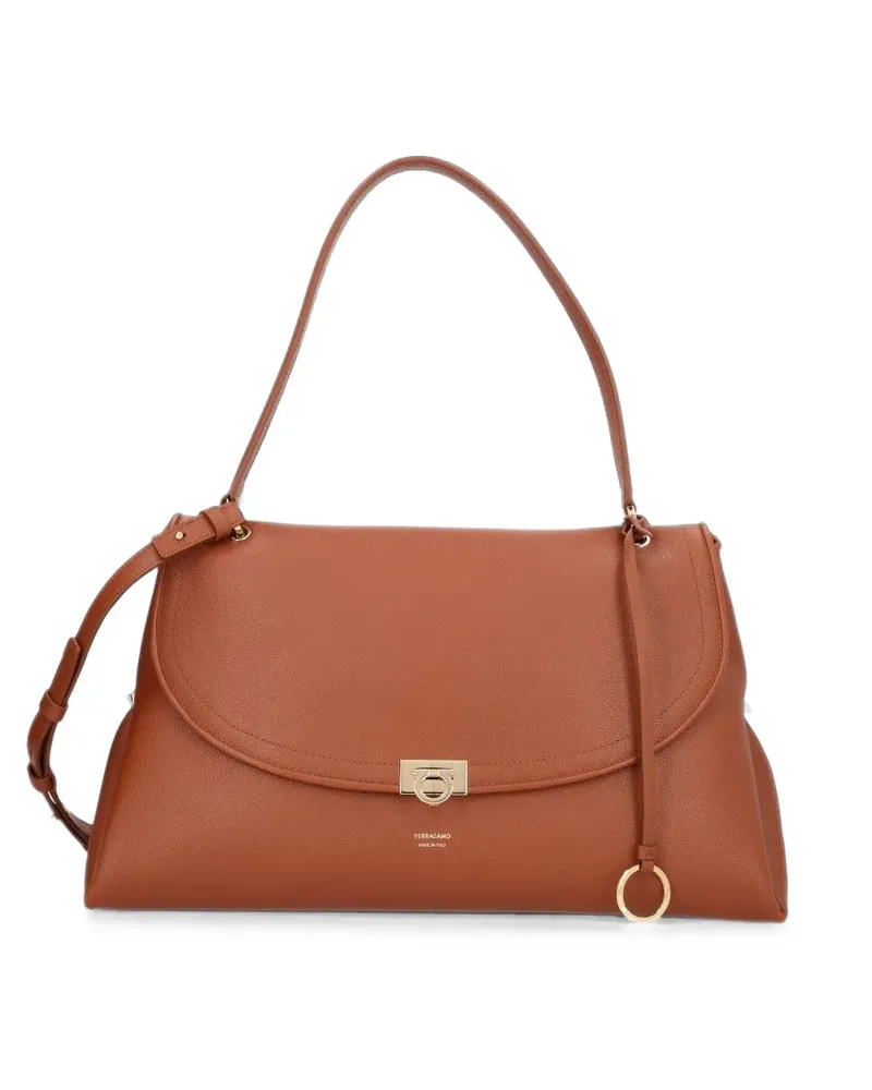 Ferragamo Sofia 2026 Schultertasche (L) - Braun Braun