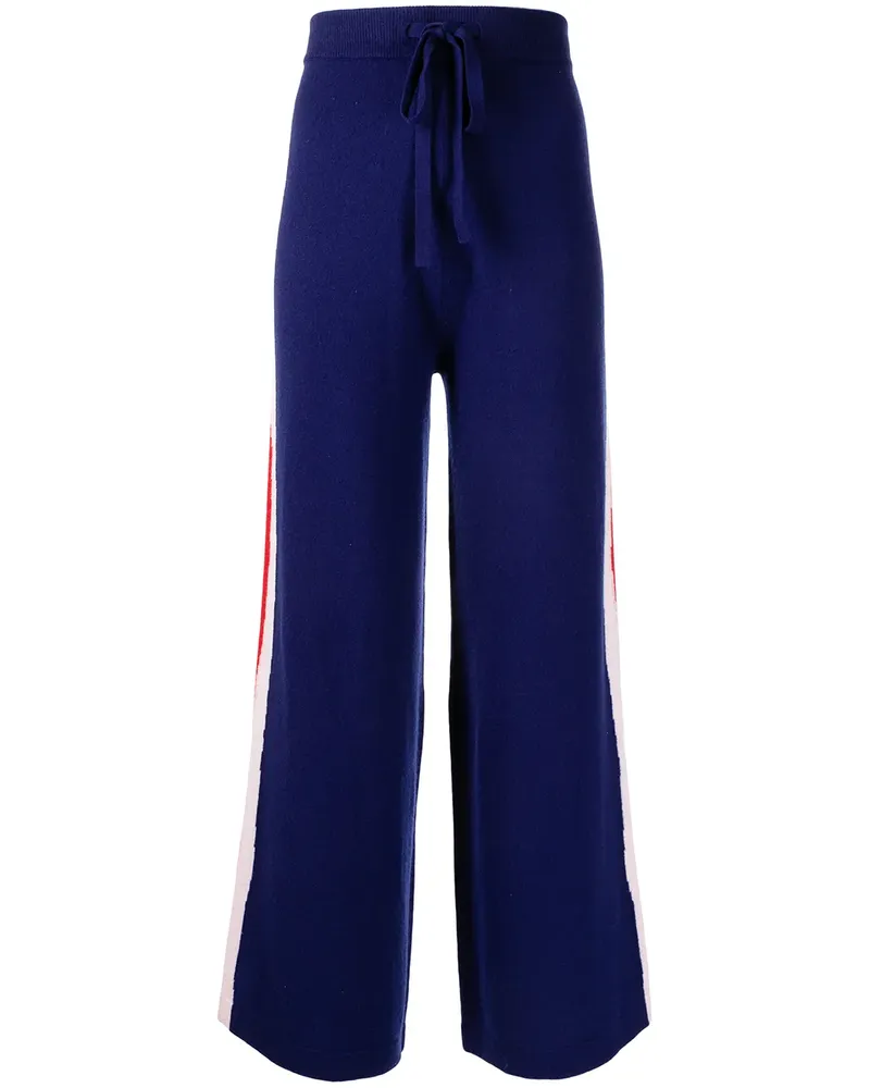 Être Cécile Hose mit seitlichen Streifen - Blau Blau
