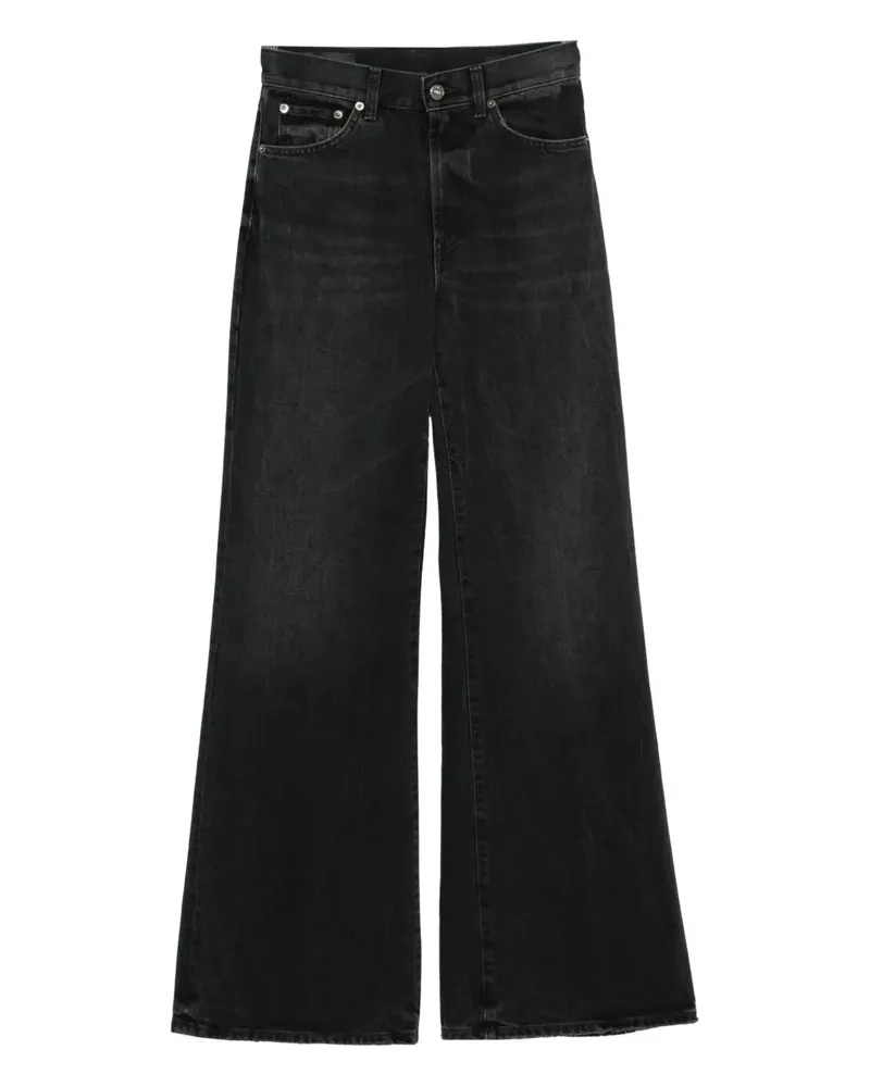 Dondup Pocket Jeans mit Gürtelschlaufen - Schwarz Schwarz