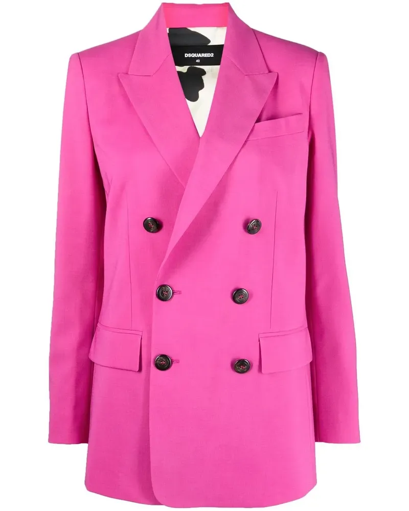 Dsquared2 Doppelreihiger Blazer - Rosa Rosa