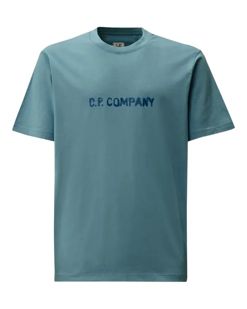 C.P. Company T-Shirt mit Logo-Print - Blau Blau
