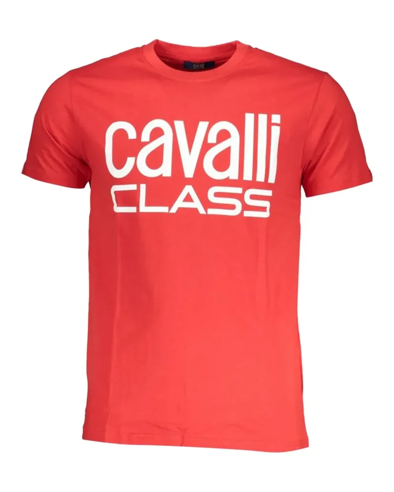 Roberto Cavalli logo-print T-shirt - Rot Rot
