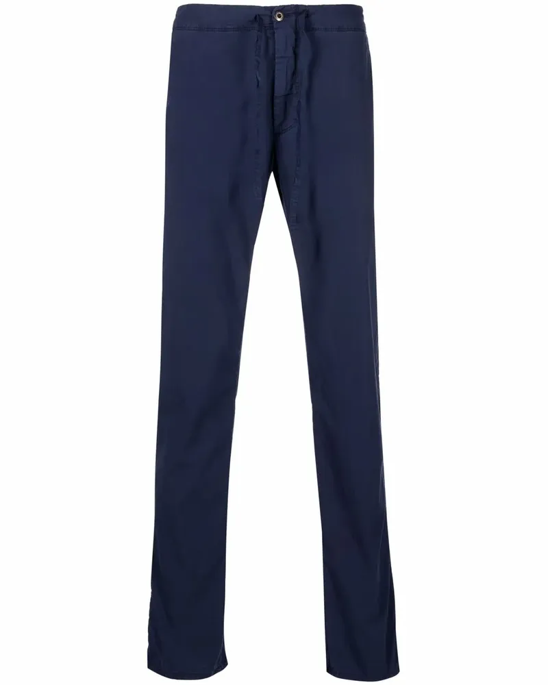 Incotex Schmale Hose mit Kordelzug - Blau Blau