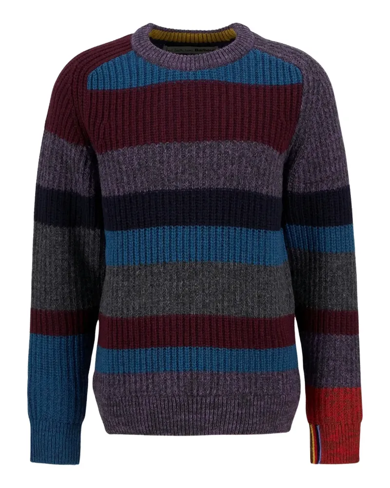 Barbour striped wool sweater - Violett Violett