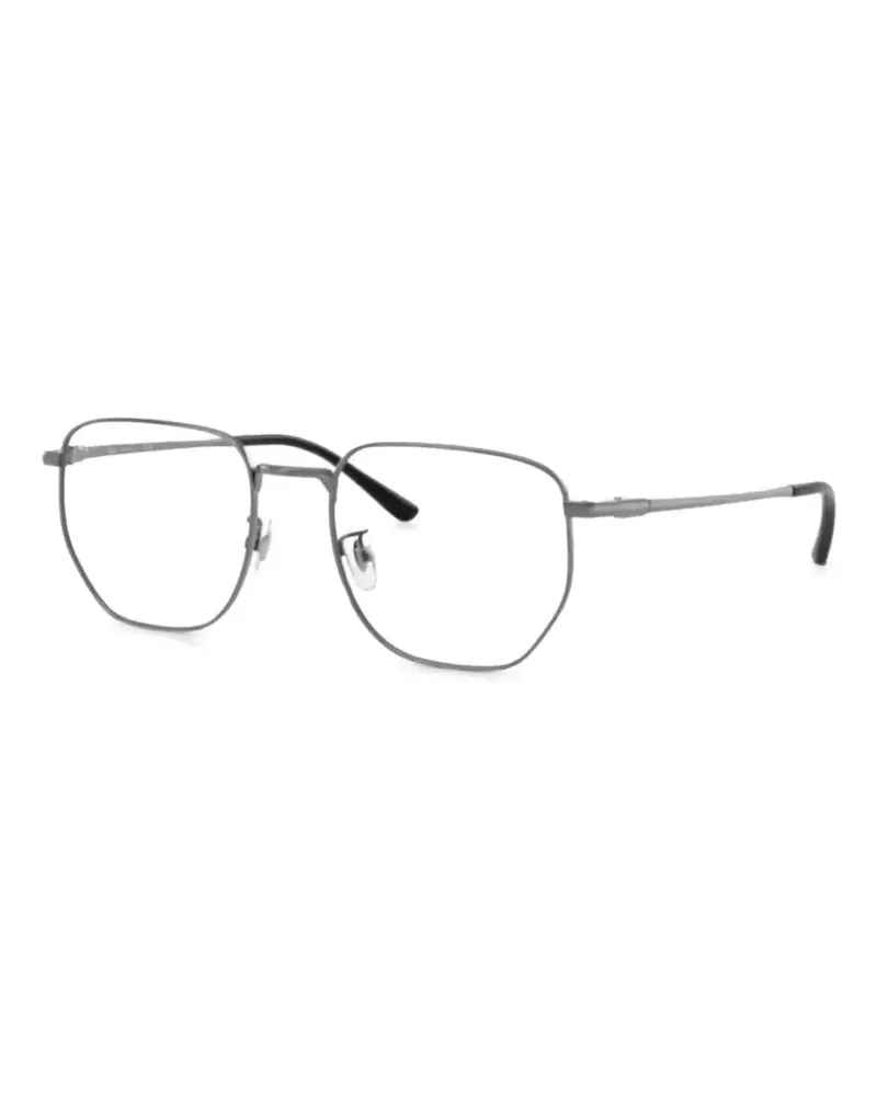 Ray Ban Brille mit sechseckigem Gestell - Silber Silber