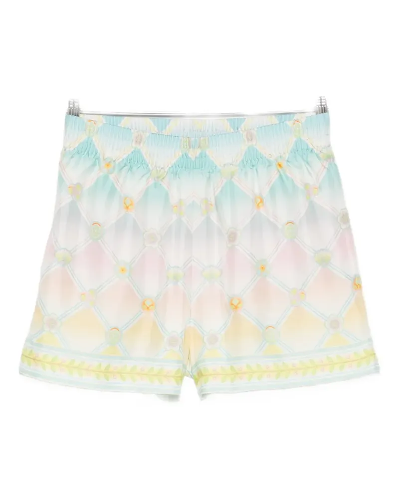 Casablanca Paris diamond-pattern shorts - Schwarz Schwarz