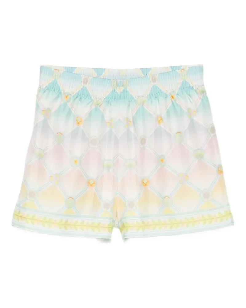 Casablanca Paris diamond-pattern shorts - Schwarz Schwarz