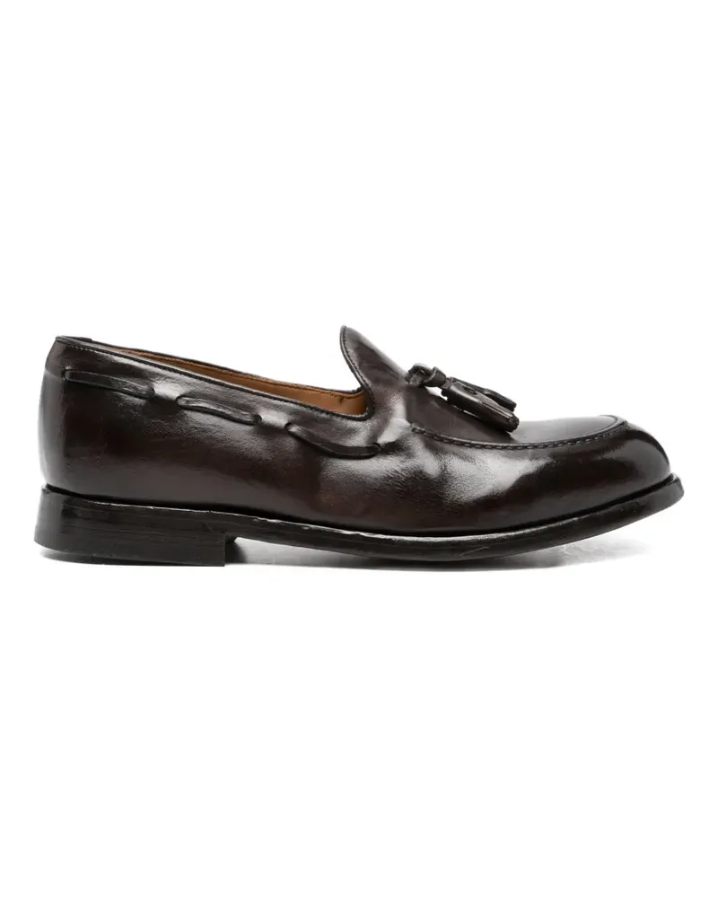 Green George tassel loafers - Braun Braun