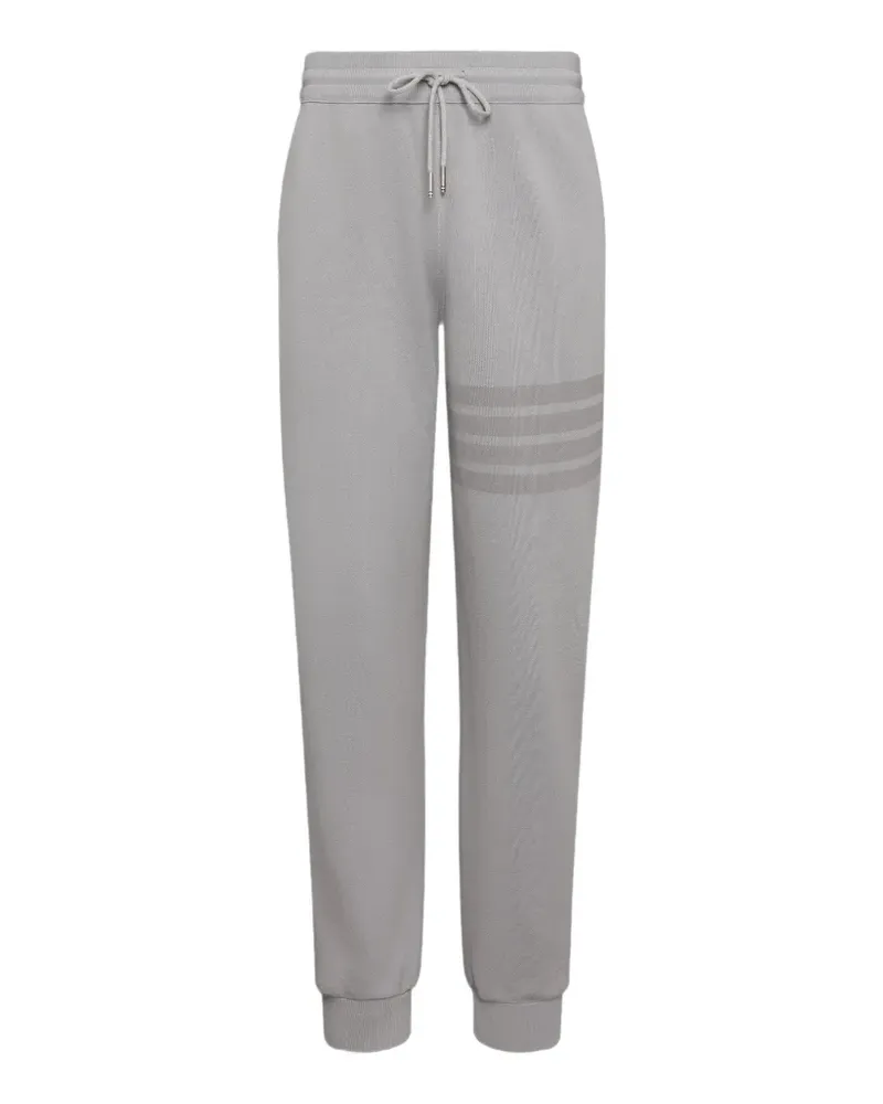 Thom Browne Solid Loopback Overdyed Bar Jogginghose - Grau Grau
