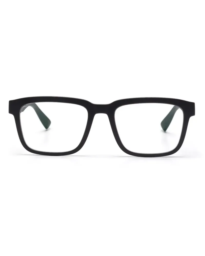 Mykita Brille mit eckigem Gestell - Schwarz Schwarz