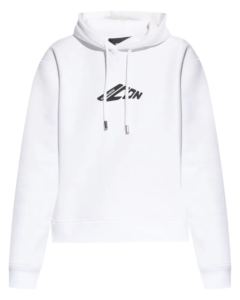 Dsquared2 Icon Hoodie - Weiß Weiß