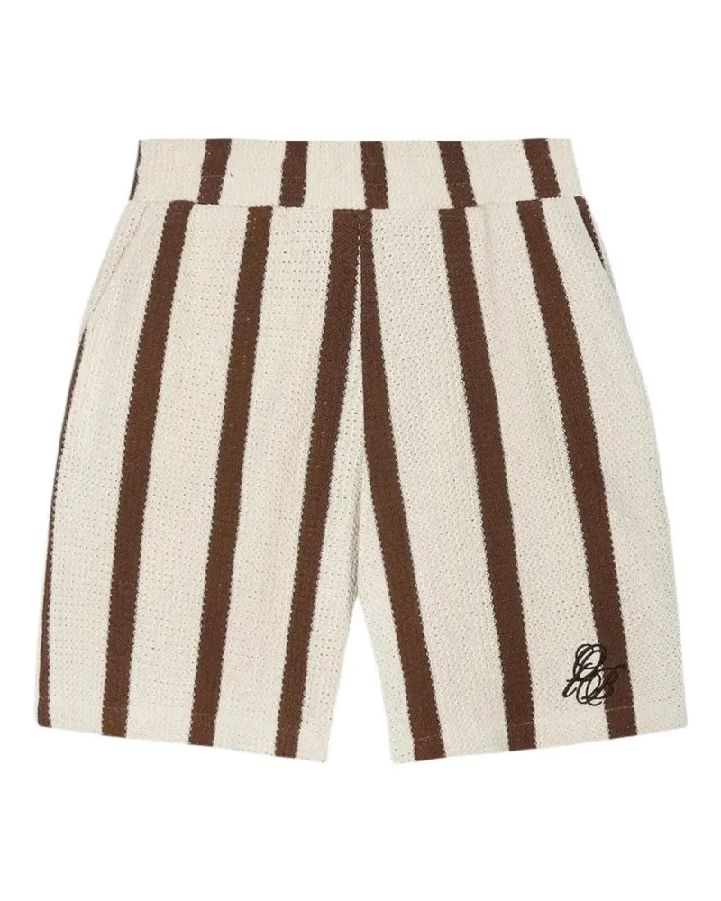 ONLY THE BLIND Crochet Rust shorts - Nude Nude