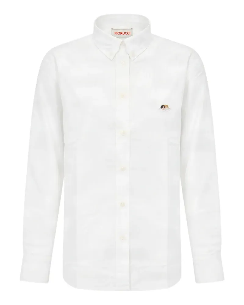 Fiorucci Angels patch shirt - Weiß Weiß