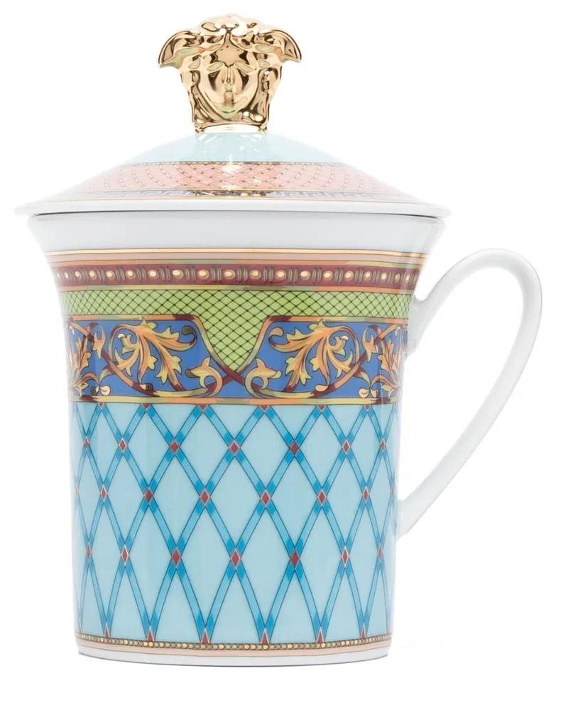 Versace x Rosenthal Tasse mit Russian Dream-Print - Blau Blau