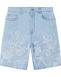 Versace Jeans-Shorts mit Barocco Sea-Print Blau