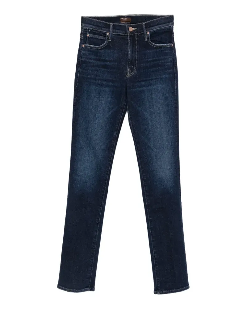 Mother The Rascal Skimp Jeans mit geradem Bein - Blau Blau