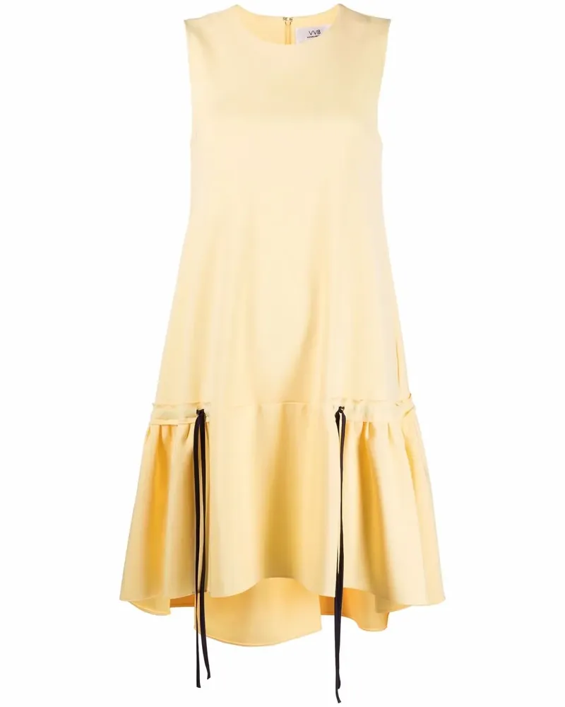 Victoria Beckham Kleid mit Rüschen - Gelb Gelb