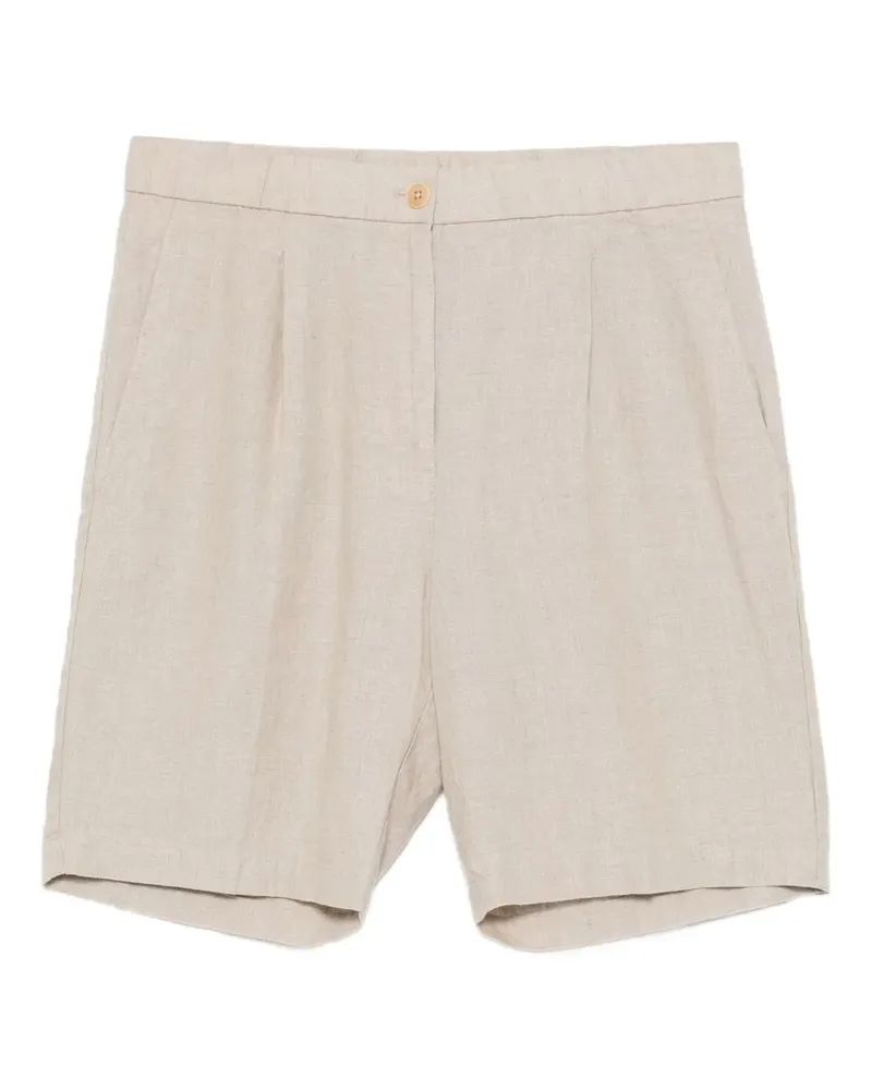 Eileen Fisher Shorts aus Leinen - Nude Nude