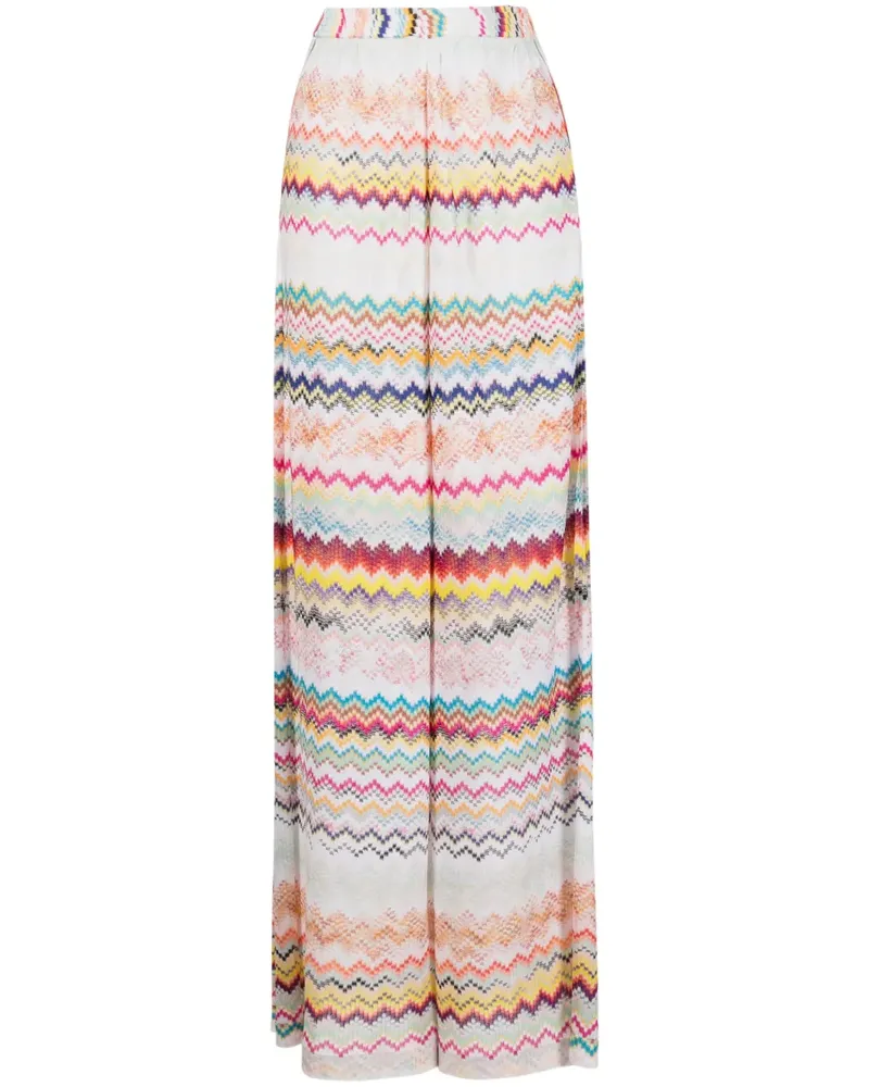 Missoni Hose mit weitem Bein - Blau Blau