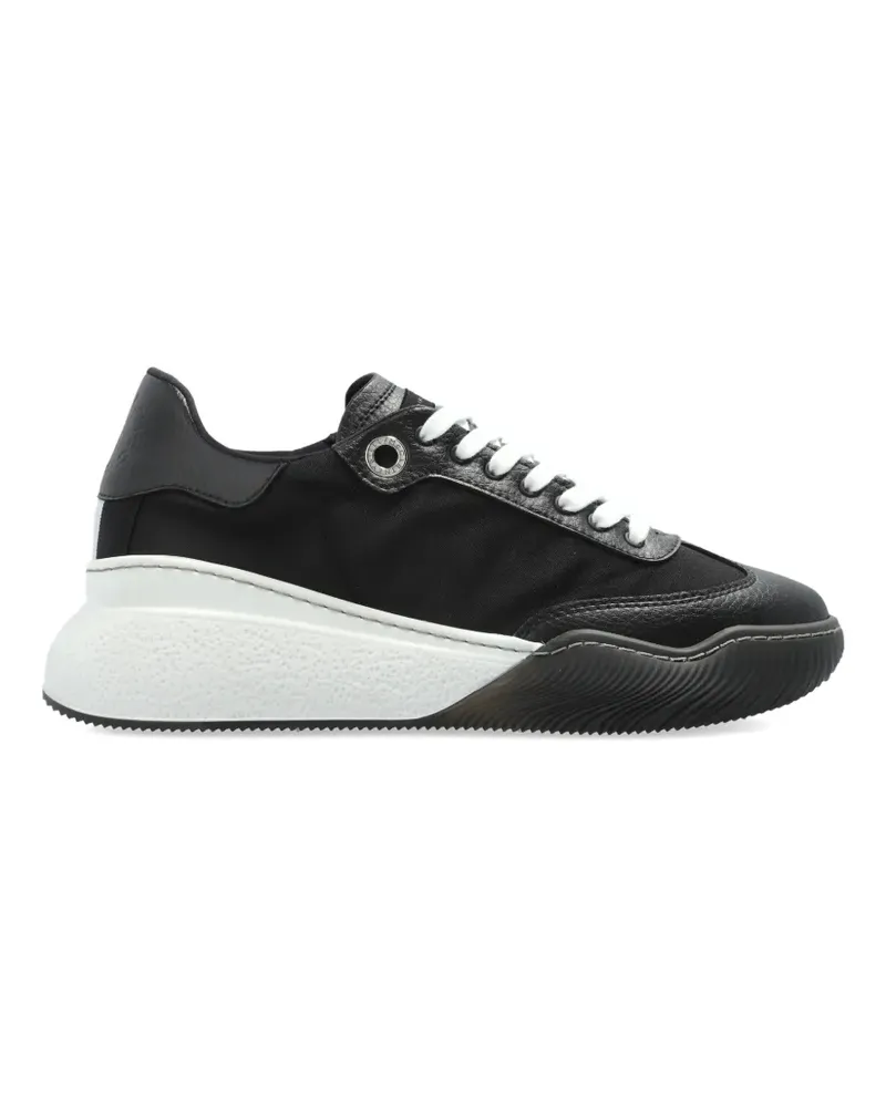 Stella McCartney lace-up platform sneakers - Schwarz Schwarz