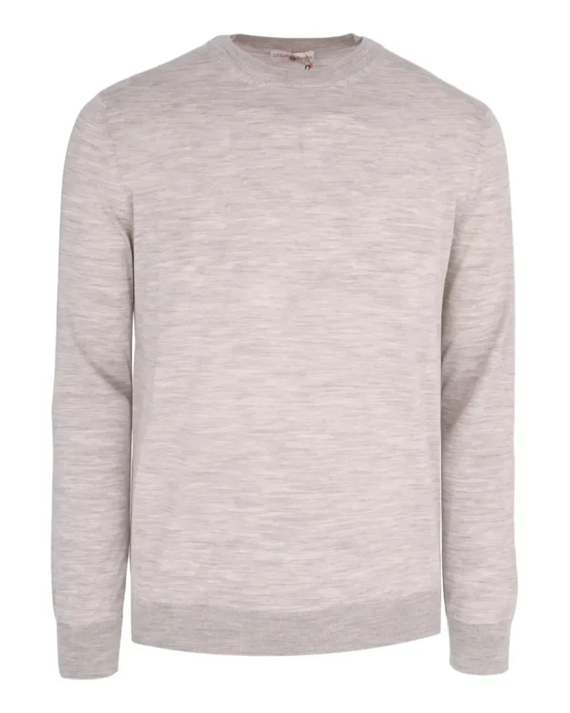 Luciano Barbera marl-effect wool sweater - Nude Nude