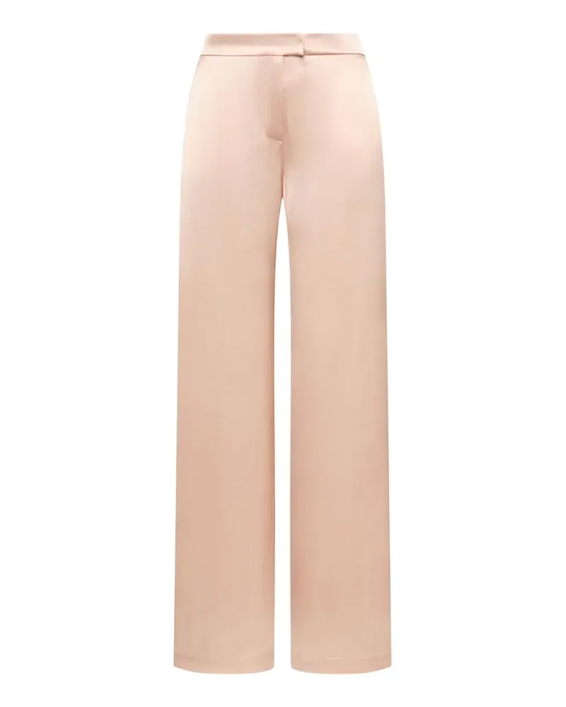 Maliparmi Shiny Cady straight-leg trousers - Rosa Rosa