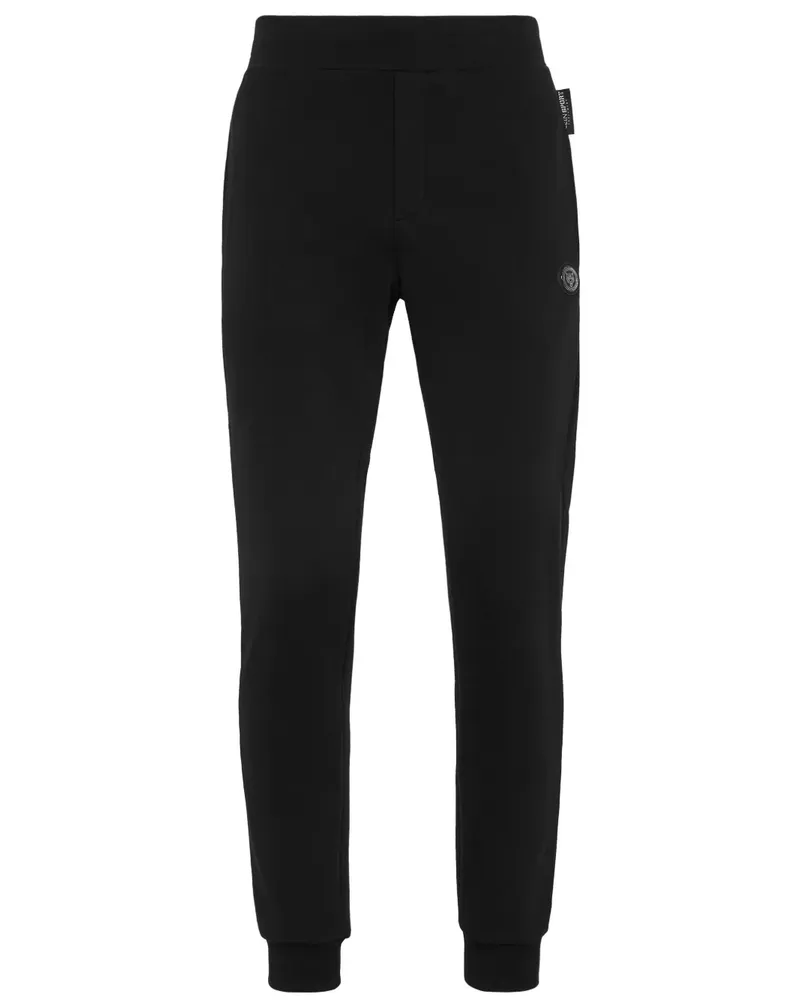 Philipp Plein Jogginghose mit elastischem Bund - Schwarz Schwarz