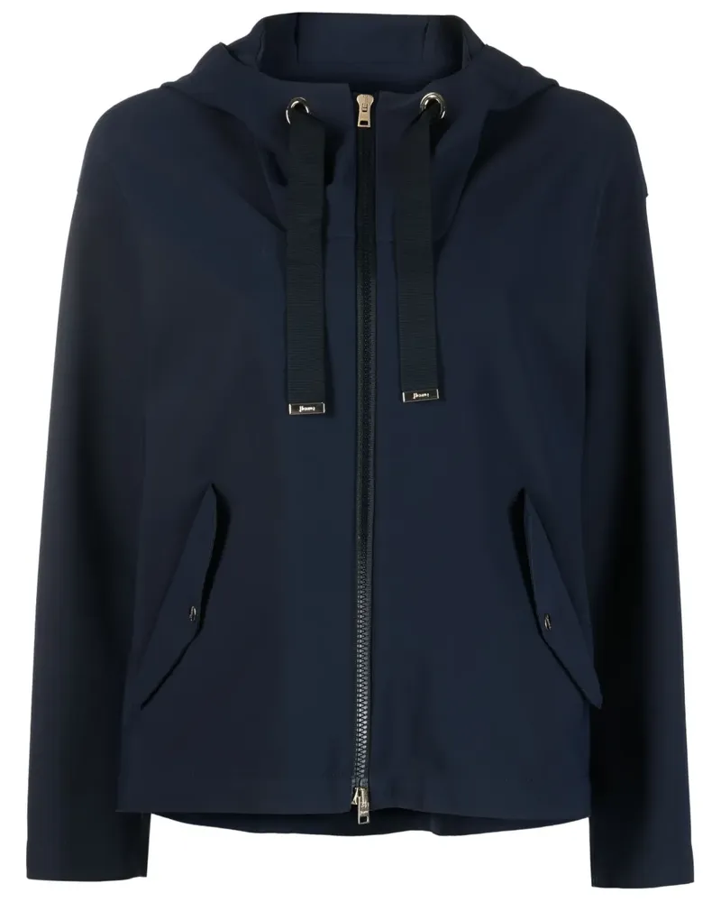 Herno Kapuzenjacke mit Reißverschluss - Blau Blau