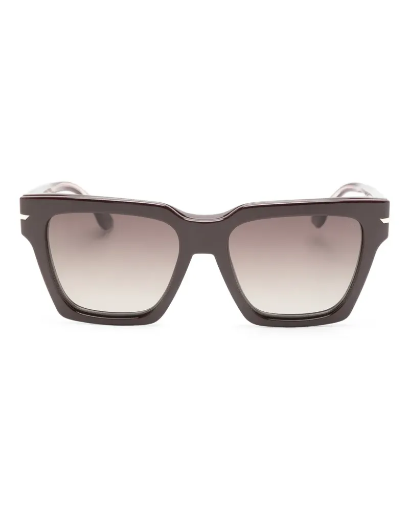 Victoria Beckham Brille mit getönten Clip-On-Gläsern - Rot Rot