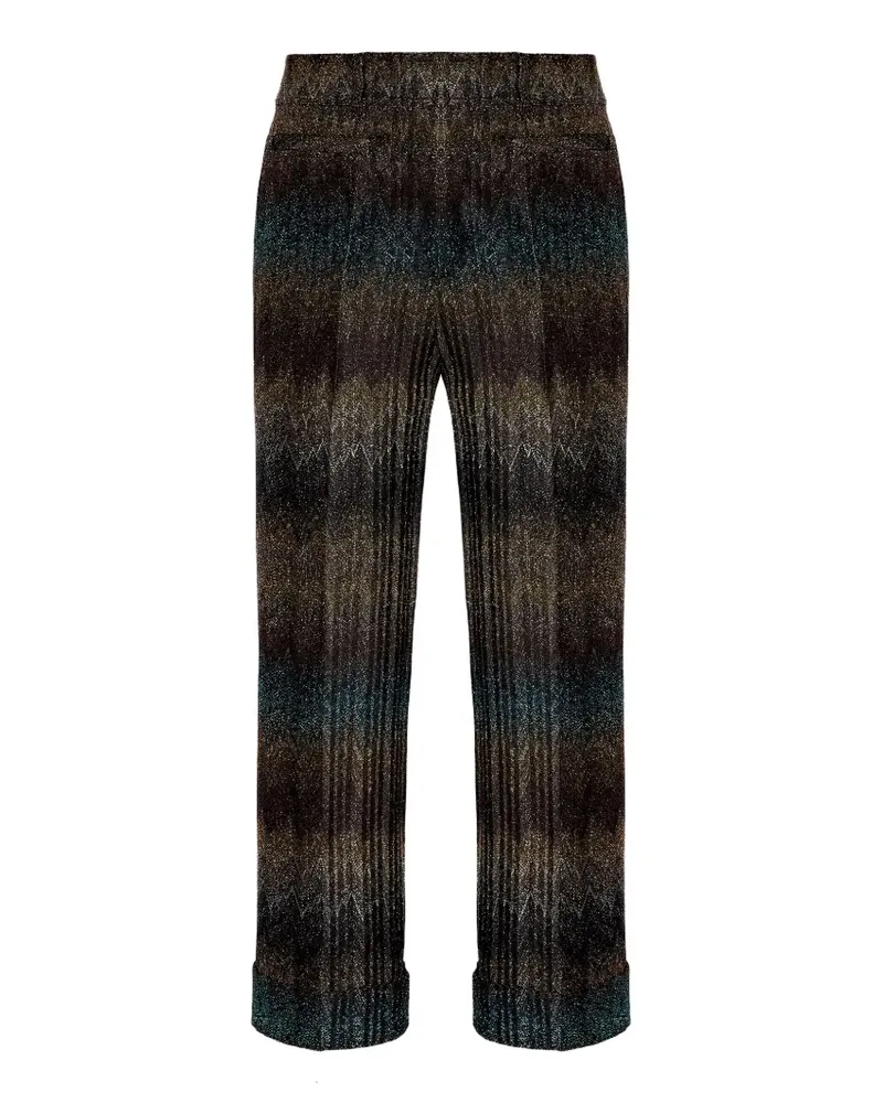 Missoni zigzag flared trousers - Braun Braun