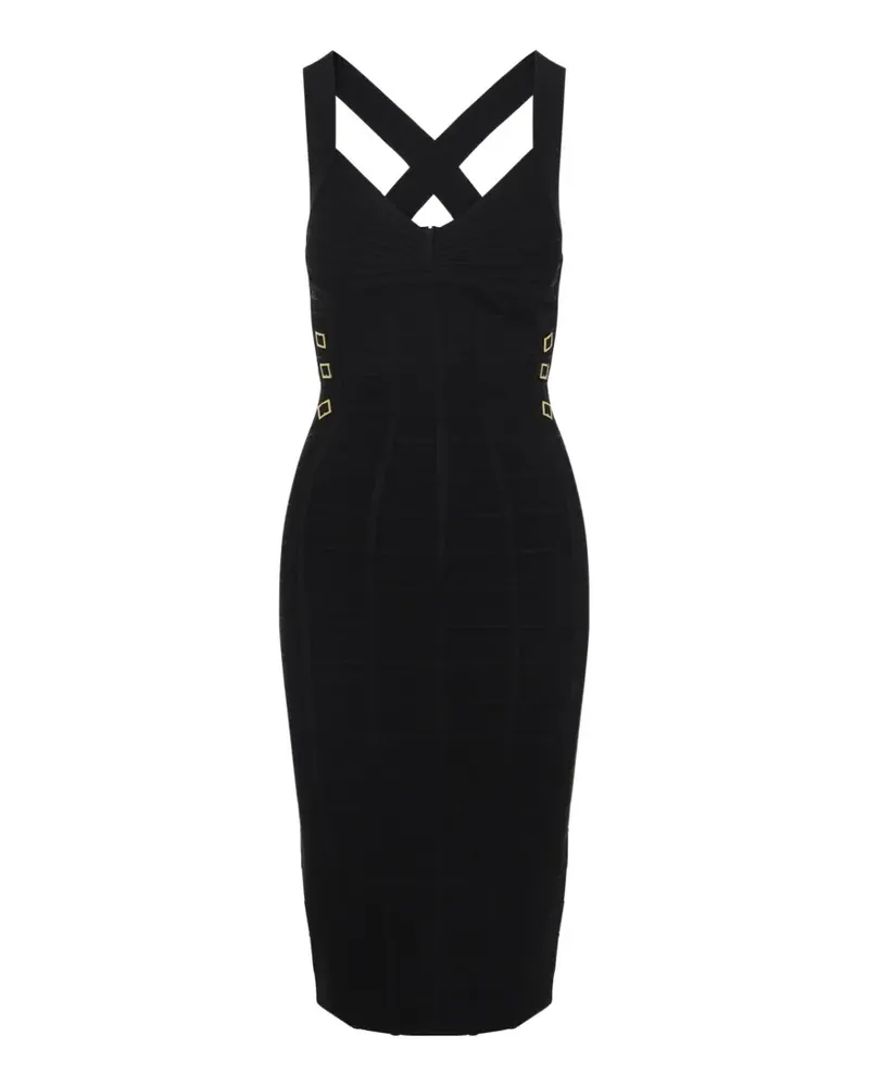 Elisabetta Franchi embellished midi dress - Schwarz Schwarz