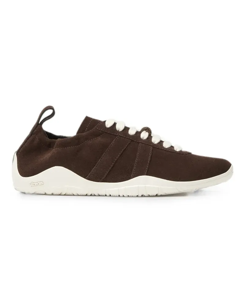 Fabiana Filippi Sneakers aus Wildleder mit Perlen - Braun Braun
