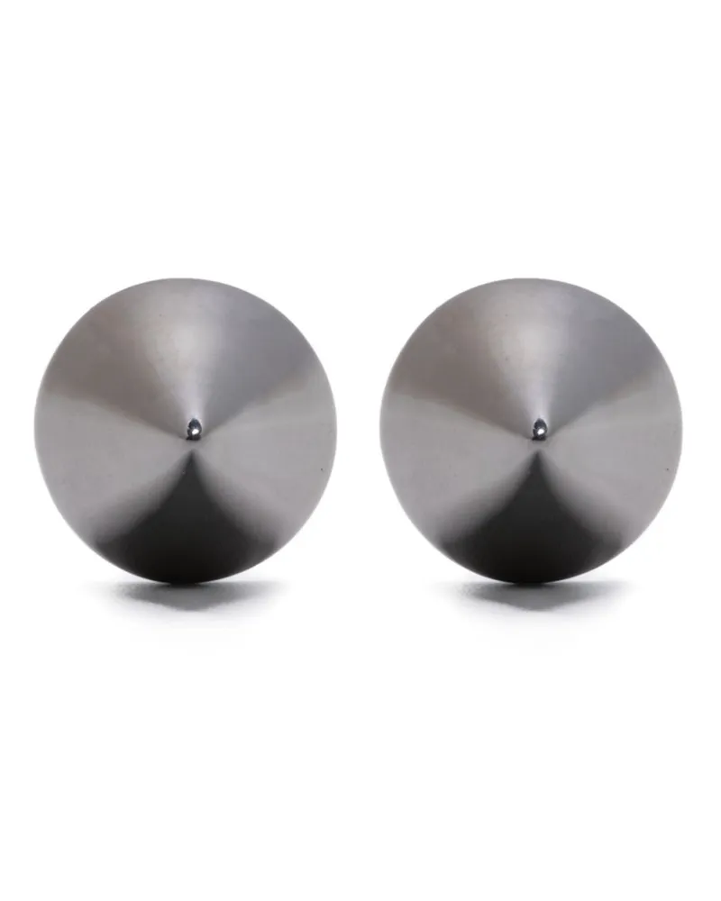 Eddie Borgo cone stud earrings - Grau Grau