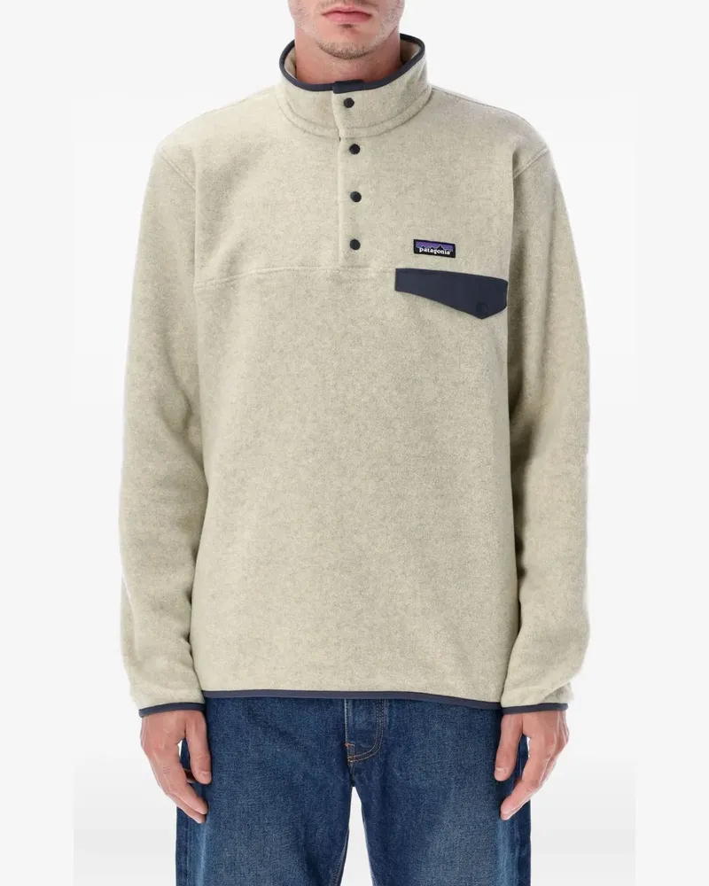 Patagonia long-sleeve chest-pocket sweatshirt - Nude Nude