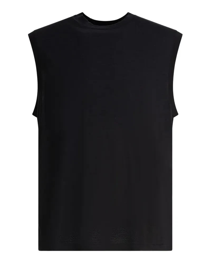 Kaptain Sunshine sleeveless T-shirt - Schwarz Schwarz