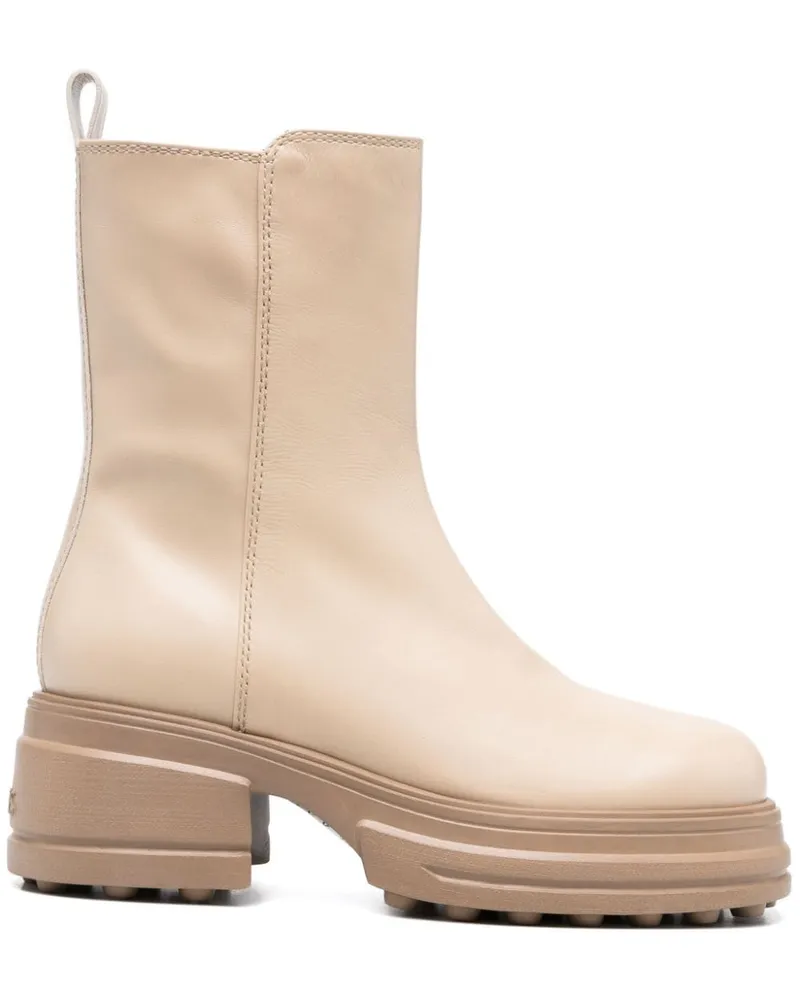 TOD'S Stiefel mit Reißverschluss - Nude Nude