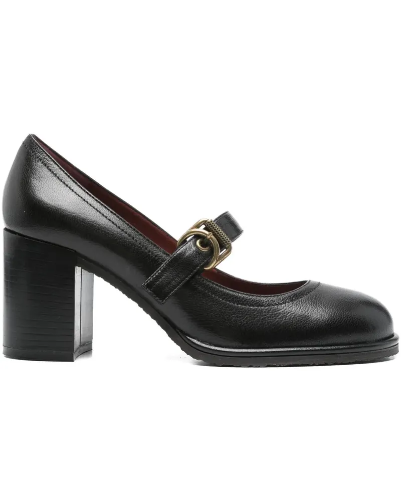FESTA Milano Pumps mit Blockabsatz 75mm - Schwarz Schwarz