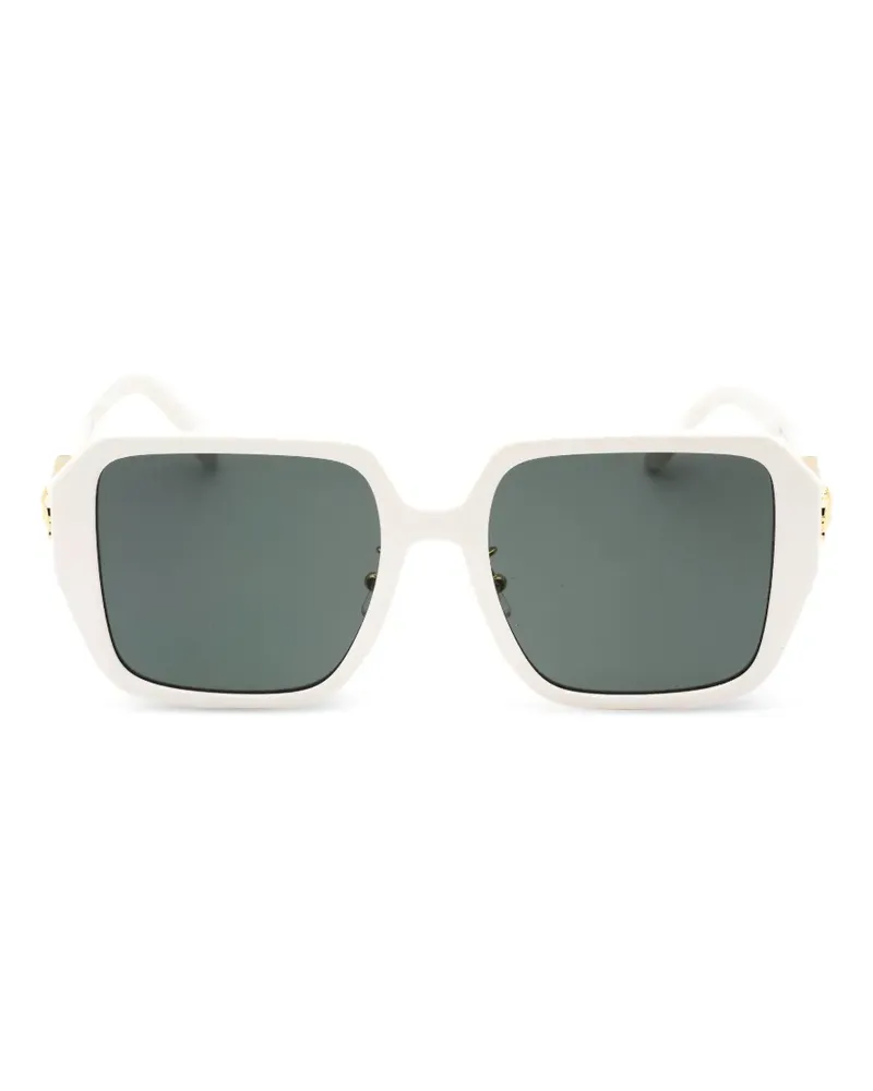 Versace Sonnenbrille mit Medusa-Schild - Weiß Weiß