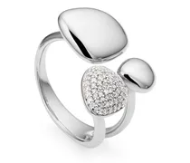 Nura Pebble Cluster' Ring mit Diamanten