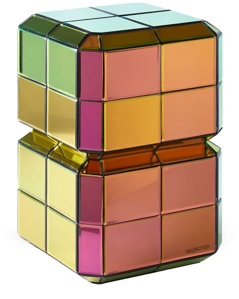 POLSPOTTEN Pixel Beistelltisch - Mehrfarbig Mehrfarbig