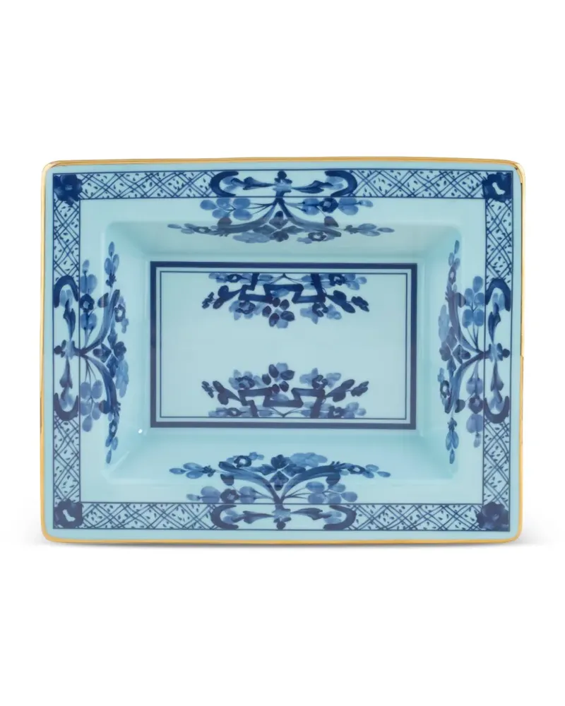 Ginori 1735 Oriente Italiano floral-print tray - Nude Nude