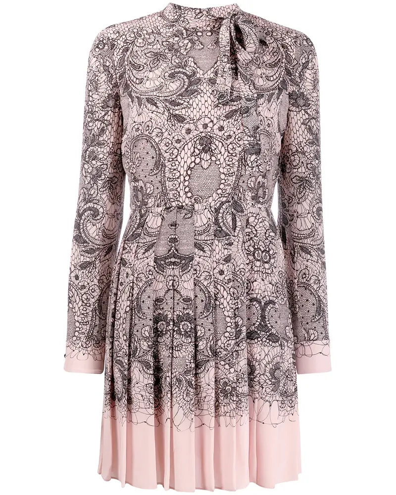 Valentino Garavani Kleid mit Schleifenkragen - Rosa Rosa