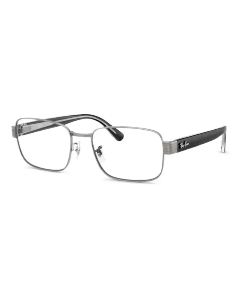 Ray Ban Brille mit eckigem Gestell - Schwarz Schwarz