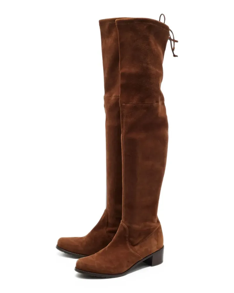Stuart Weitzman Lowland Overknee-Stiefel - Braun Braun