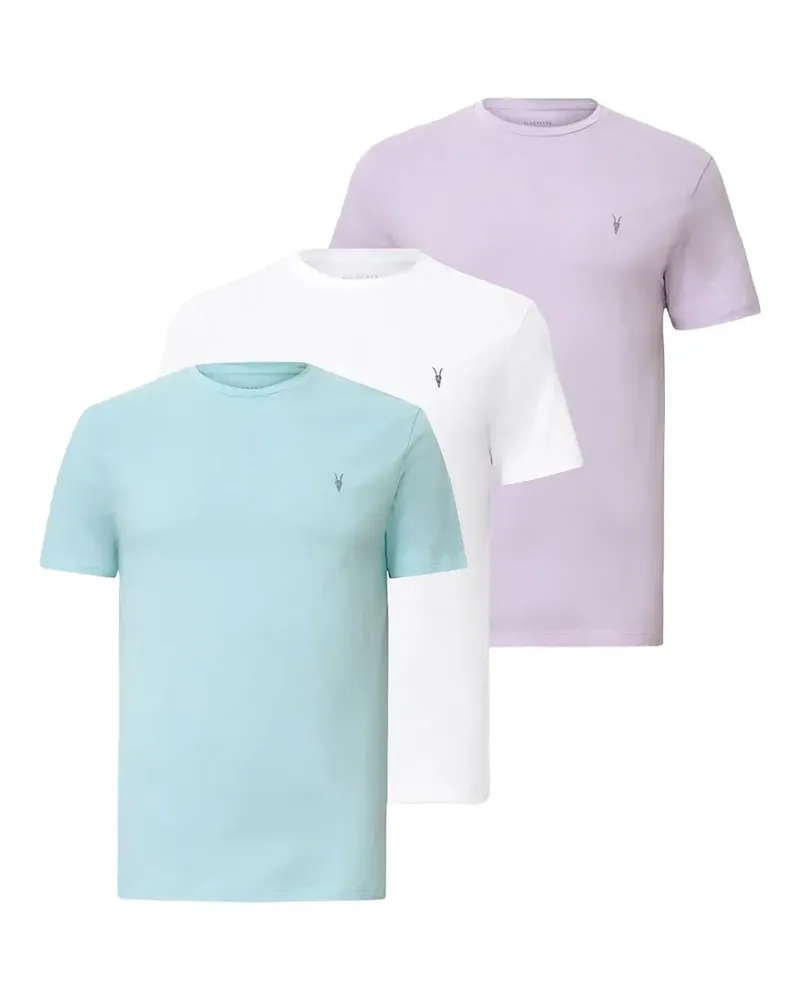 AllSaints Brace T-Shirts mit Logo (3er-Set) - Weiß Weiß